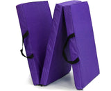 NNEDPE Powertrain Yoga Exercise Tri-fold Mat 180x60x5cm - Purple
