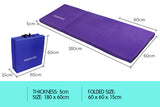 NNEDPE Powertrain Yoga Exercise Tri-fold Mat 180x60x5cm - Pink