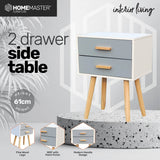 NNEDSZ Home M2 Drawer Side Table Sleek Modern &amp; Stylish Neutral Design 61cm