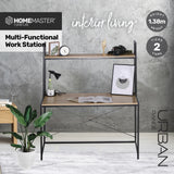 NNEDSZ Home MMultifunctional Workstation 2 Tier Stylish Modern Design 1.38m