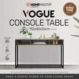NNEDSZ Home MVogue Wood Tone Console Table Rustic Flawless Design 110cm