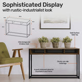 NNEDSZ Home MVogue Wood Tone Console Table Rustic Flawless Design 110cm