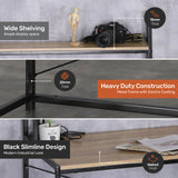 NNEDSZ Home MMultifunctional Workstation 2 Tier Stylish Modern Design 1.38m