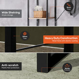 NNEDSZ Home MGarment Rack &amp; Shelving 3 Tier Sleek Stylish Modern Design 1.67m