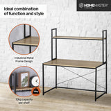 NNEDSZ Home MMultifunctional Workstation 2 Tier Stylish Modern Design 1.38m