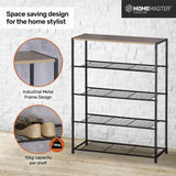 NNEDSZ Home MDisplay Shelf/Rack 5 Tier Sleek Modern Industrial Design 83cm